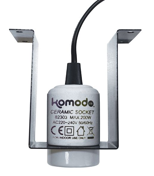 Komodo keraminė lempa, tvirtinimo kronšteinas