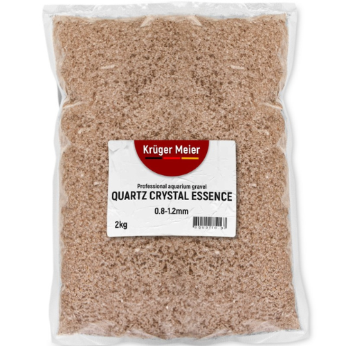 Kruger Meier Quartz Crystal Essence 0.8–1.2 mm – Aquarium sand 2 kg