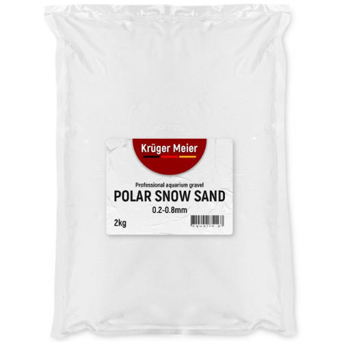 Kruger Meier Polar Snow Sand 0.2-0.8 mm - Aquarium sand
