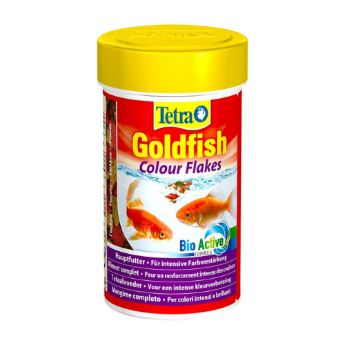 Tetra Goldfish Colour Flakes 250ml - basic food for goldfish