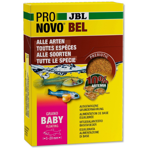 JBL Pronovo Bel Grano Baby 3x10ml - powdered food for young fish