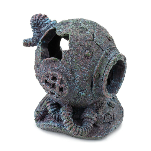 Aquarium antique helmet decoration Happet R030 - 7 cm
