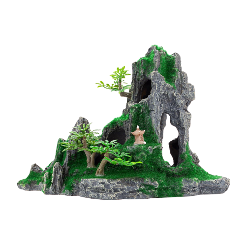 Aquarium rock decoration 27 cm