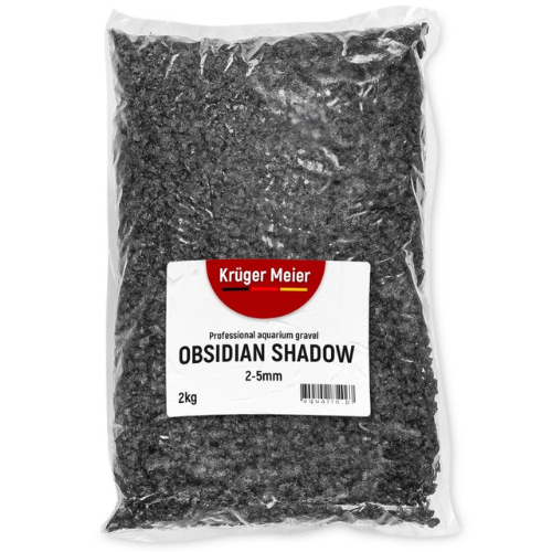 Kruger Meier Obsidian Shadow 2–5 mm – Aquarium gravel 2 kg