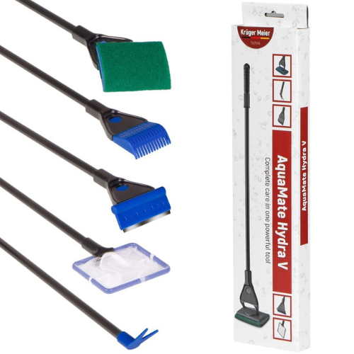 Kruger Meier AquaMate Hydra V - scraper and cleaner for aquarium 5 in 1