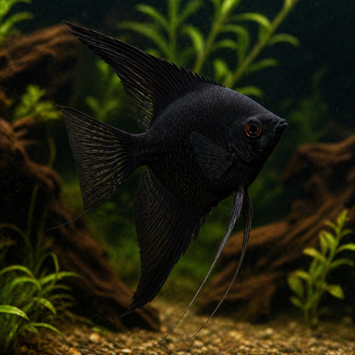 Pterophyllum scalare Black