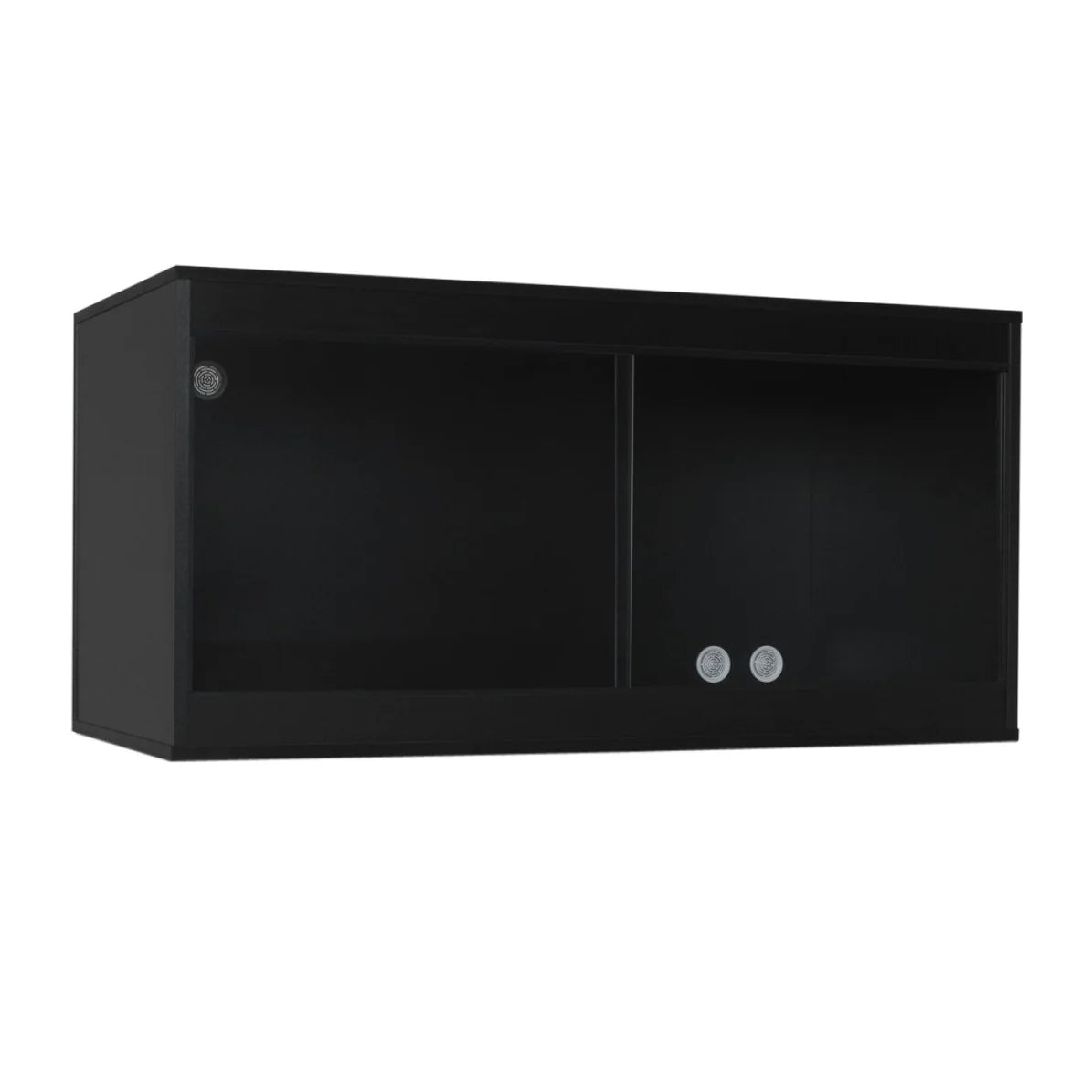 Monkfield Black Wooden Vivariums Flat Packed 61x46x91 cm