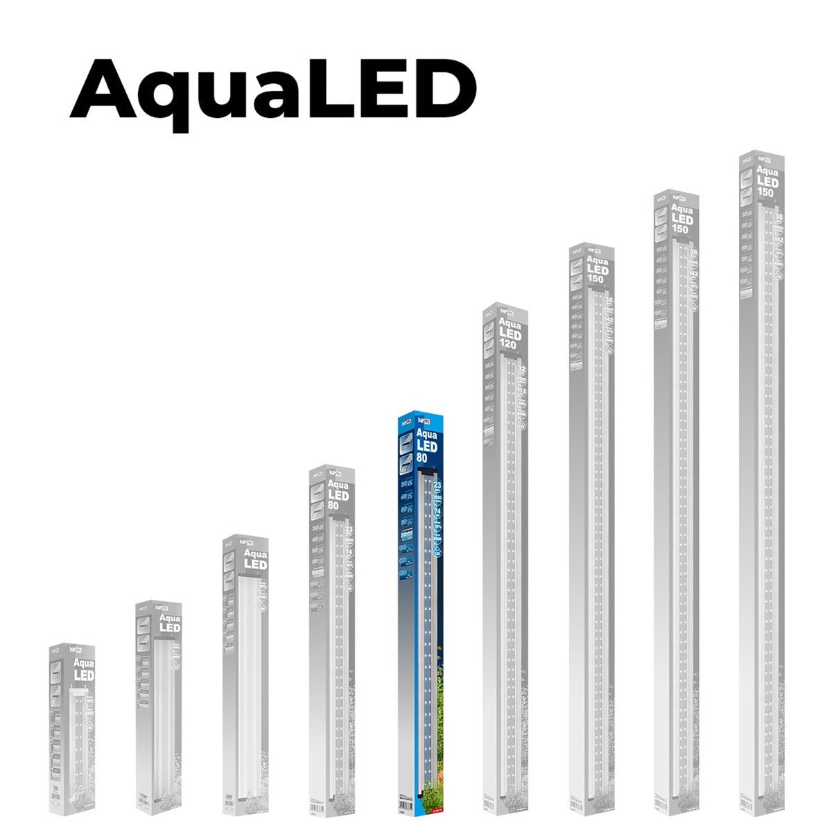 AquaLED lempa Happet 18W/56cm
