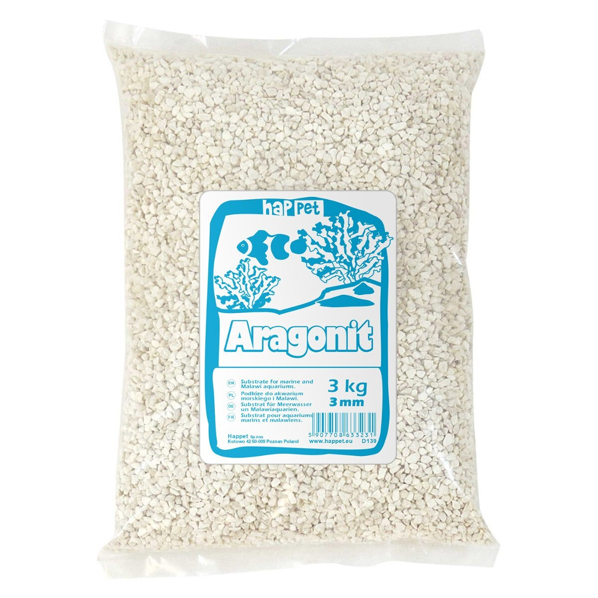 Aragonitas 2,0-3,0mm 3kg