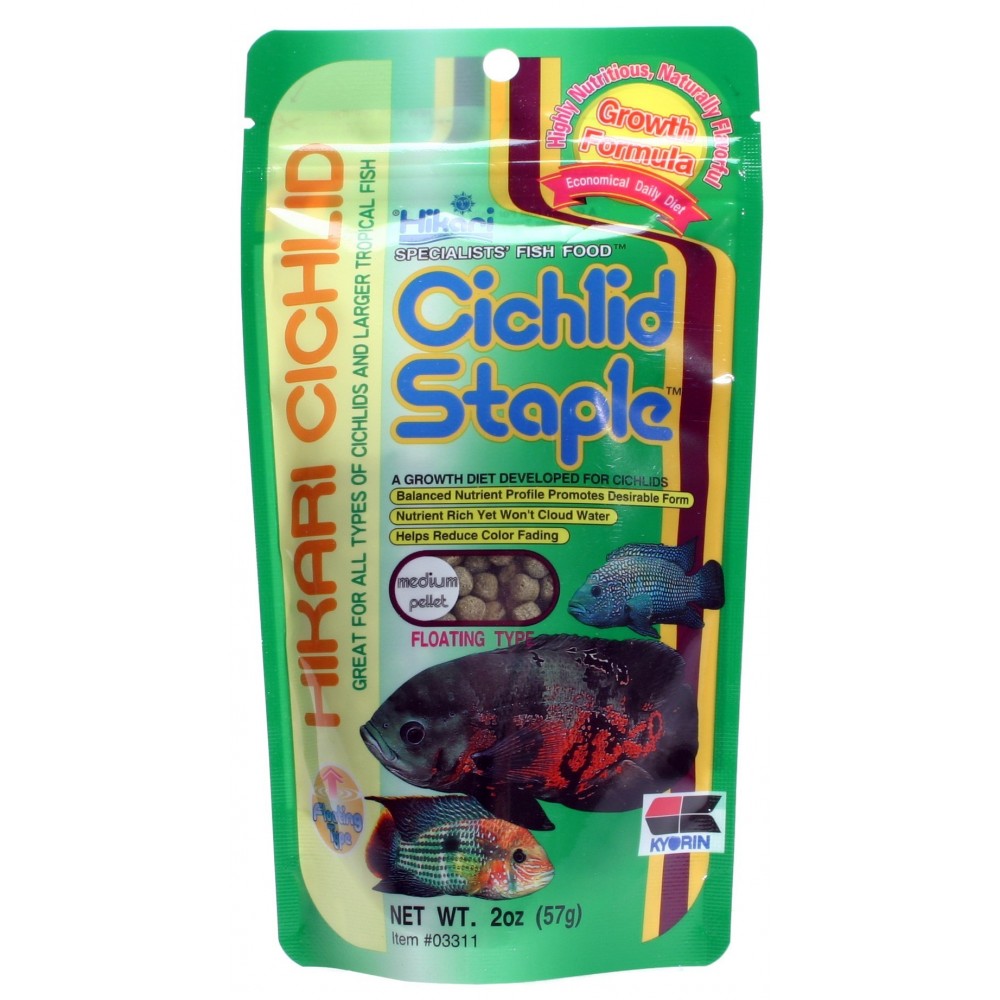 Cichlid Staple Medium Fish Food 250g