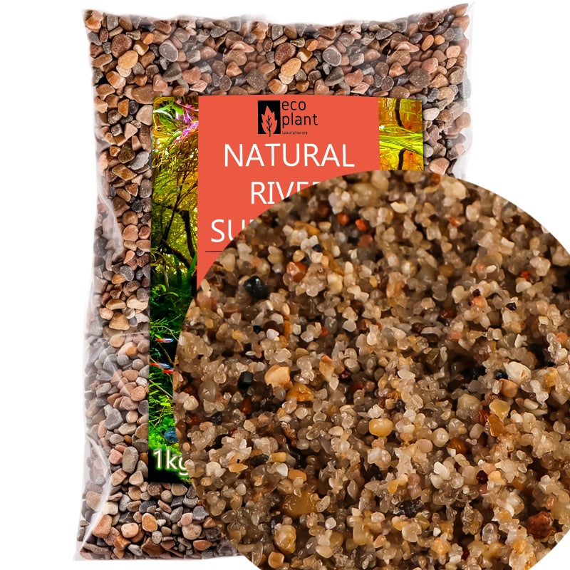 Eco Plant Natural River 1kg - river gravel 1-3mm