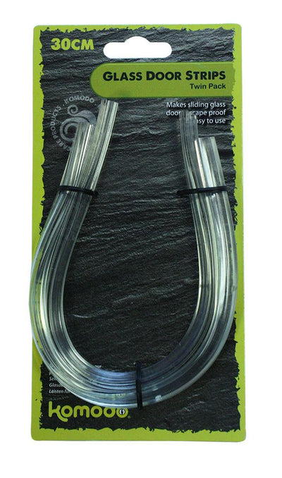 Komodo Glass Door Strip 30cm - Twin Pack