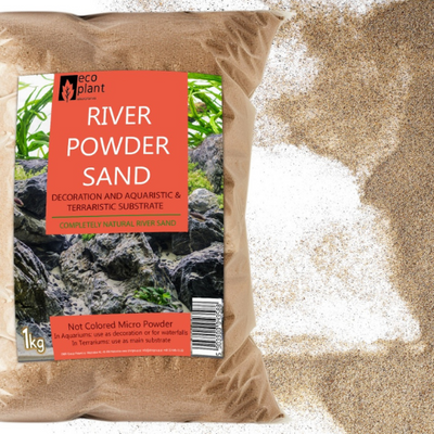 Eco Plant River Powder Sand 1kg - river fine sand