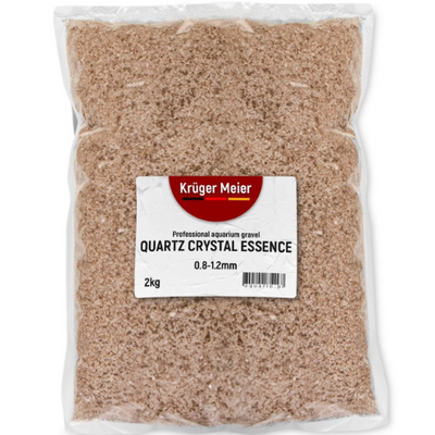 Kruger Meier Quartz Crystal Essence 0.8–1.2 mm – Aquarium sand 2 kg
