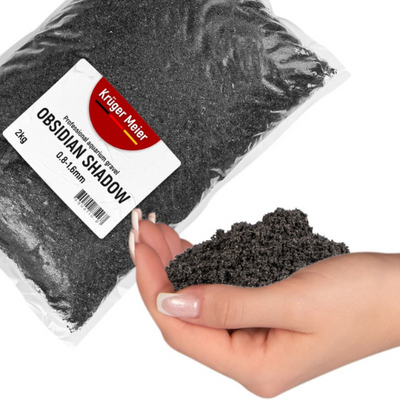 Kruger Meier Obsidian Shadow 0.8–1.6 mm – Aquarium sand 2 kg