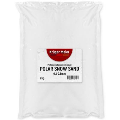 Kruger Meier Polar Snow Sand 0.2-0.8 mm - Aquarium sand