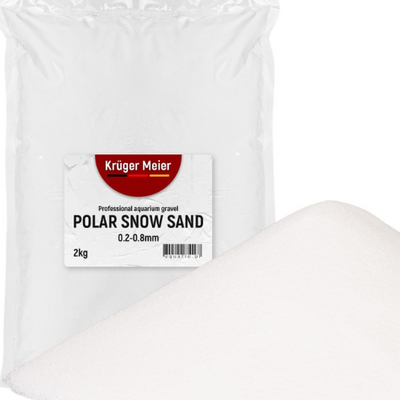 Kruger Meier Polar Snow Sand 0.2-0.8 mm - Aquarium sand