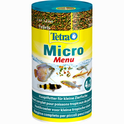Tetra Micro Menu 100ml - 4 in 1 food set