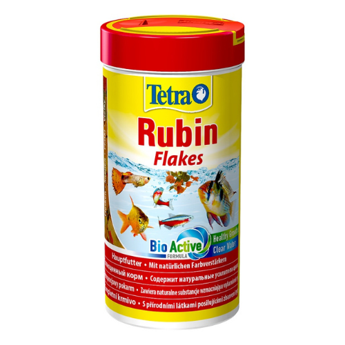 Tetra Rubin Flakes 250ml - color-enhancing food for fish