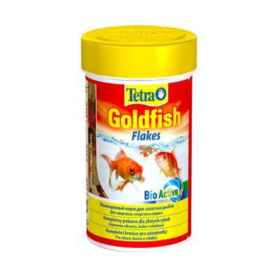 Tetra Goldfish Flakes 100ml - goldfish flake food