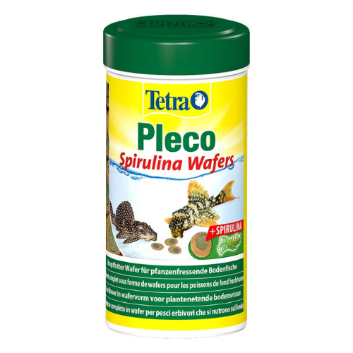 Tetra Pleco Spirulina Wafers 250ml - food for herbivorous bottom fish