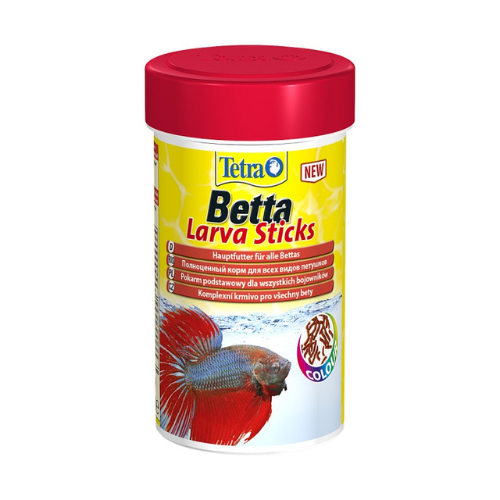 Tetra Betta Larva Sticks 100ml - food sticks for bettas