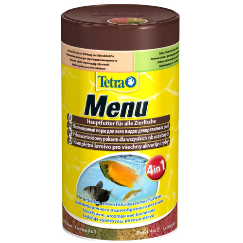 Tetra Menu 250ml - mix of 4 foods for fish