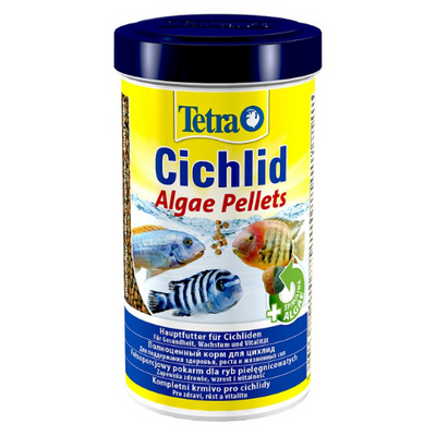 Tetra Cichlid Algae Pellets 500ml - food for cichlid fish