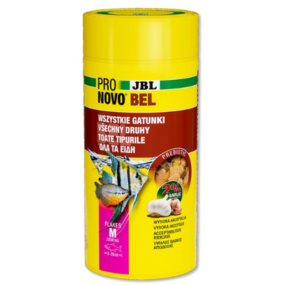 JBL Pronovo Bel Flakes M 250ml - basic food for fish