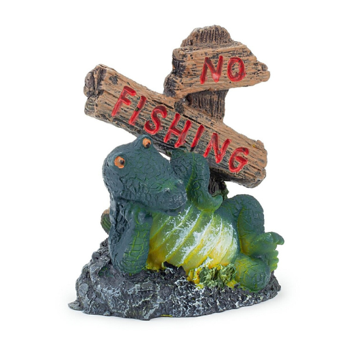 Aquarium crocodile decoration 6,5 cm