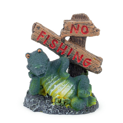 Aquarium crocodile decoration 6,5 cm