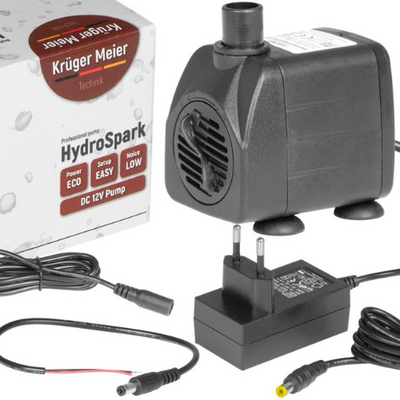 Kruger Meier HydroSpark All Connect - water pump 1500l/h 12V and 230V