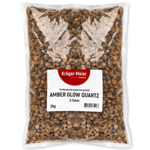 Kruger Meier Amber Glow Quartz 2-5 mm - Aquarium gravel 2kg