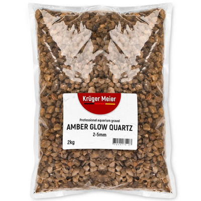Kruger Meier Amber Glow Quartz 2-5 mm - Aquarium gravel 2kg