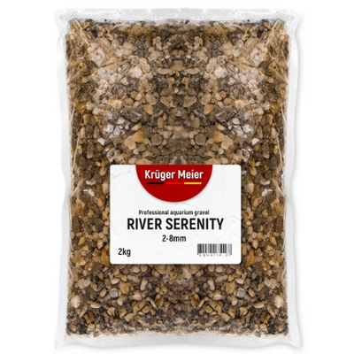 Kruger Meier River Serenity 2–8 mm – Aquarium gravel 2 kg