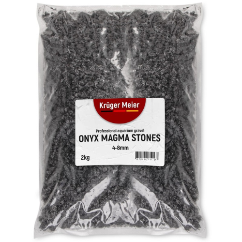Kruger Meier Onyx Magma Stones 4-8 mm - Aquarium gravel 2kg