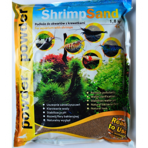 Aqua-art Shrimp Sand 4kg - brown substrate for shrimp tanks