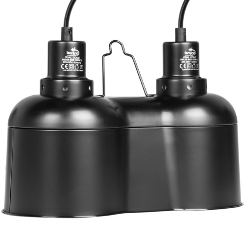 Terrario SunFusion Duo - dual socket for heating and UVB bulbs