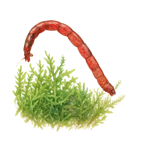 Red Mosquito Larvae (Bloodworms) 45ml-pack