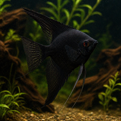 Pterophyllum scalare Black