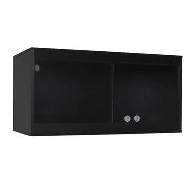 Monkfield Black Wooden Vivariums Flat Packed 61x46x91 cm