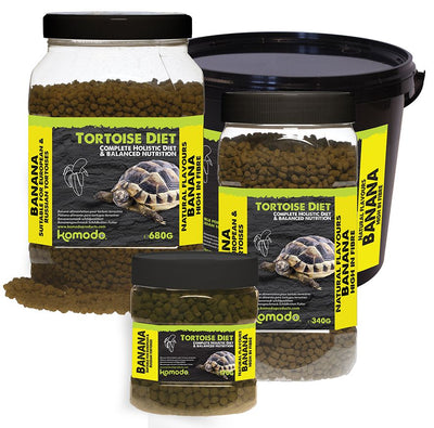 Komodo bananų skonio vėžlių dieta 170g.