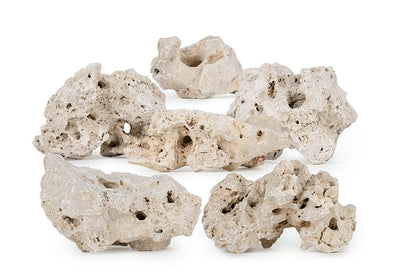 Drilled limestone size S Happet, kg