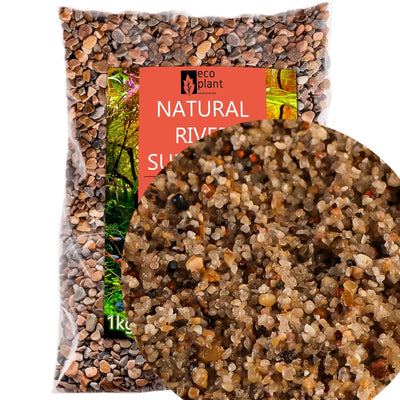 Eco Plant Natural River 1kg - river gravel 1-3mm