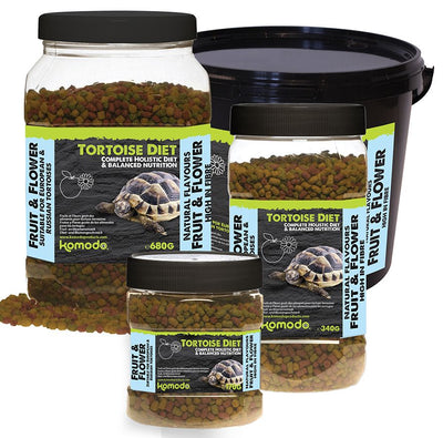 Komodo vaisių ir gėlių skonio dieta vėžliui 170g.