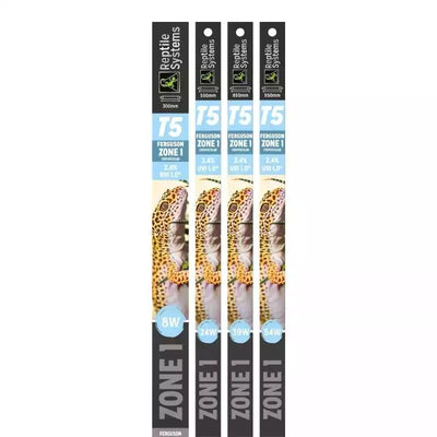 Liuminescencinė lempa BIRD/REPTILE T5 ZONE 1 UVI 1,0–24W